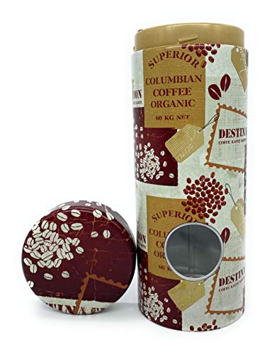 Perfekto24 Kaffeepaddose - Kaffeepads Dose hält die Pads länger frisch - Pad Dose für Kaffeepads - auch geeignet für Senseo Pads - Plus Padheber