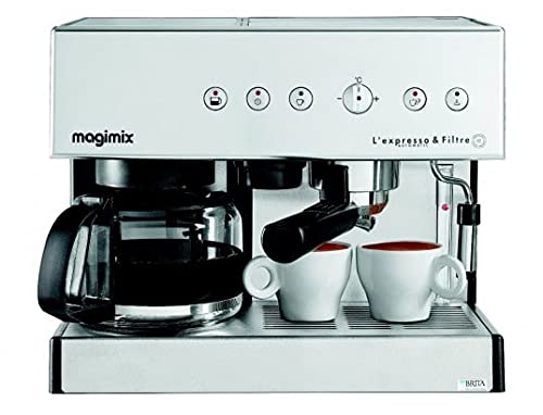 Magimix 11423 Espresso & Filtre Automatic Espressomaschine, Chrom, 1.4 liters