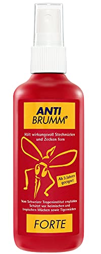 Anti Brumm® Forte, Mückenspray mit DEET, Pumpspray, 150ml, Insektenrepellent für effektiven Schutz gegen Mücken und Zecken