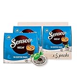 Senseo® Pads Decaf - Kaffee Entkoffeiniert UTZ-zertifiziert - 5 Packungen x 16 Kaffeepads