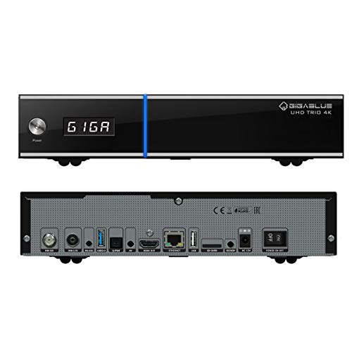 GigaBlue UHD Trio 4K / 1x DVB-S2x & 1x DVB-C/T Tuner