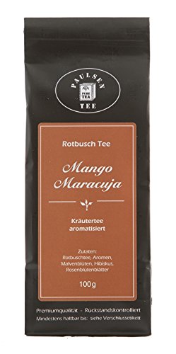 Paulsen Rotbuschtee Mango-Maracuja 100g (37,90 Euro / kg)