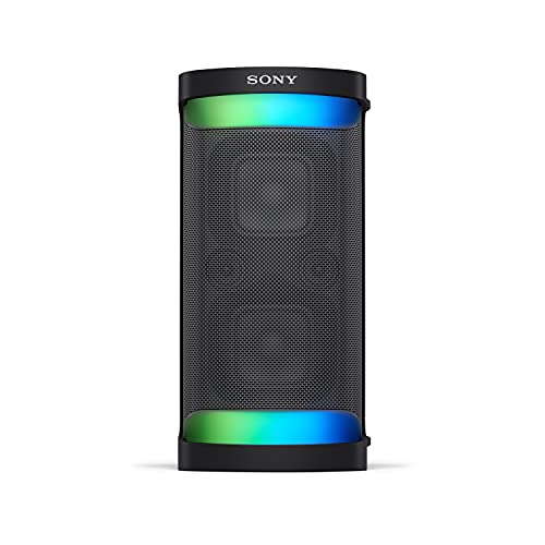 Sony SRS-XP500 Bluetooth Partylautsprecher mit kraftvollem Sound, Beleuchtung und 20h Akku (IPX4, MEGA BASS, Schnellladefunktion,Party Connect) Schwarz