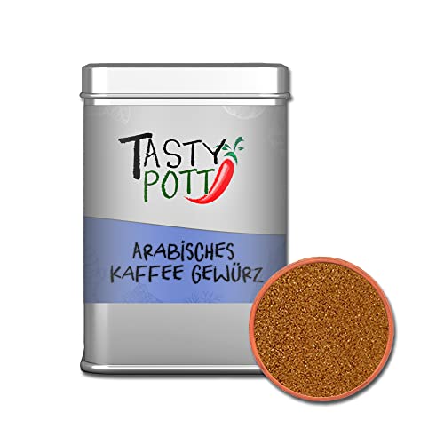 Tasty Pott Gewürzmischungen 3 I Gewürze I Kaffeegewürz I Smoothie I Kräutermischungen I Dip I Soße (Arabische Kaffee Würze 60g)
