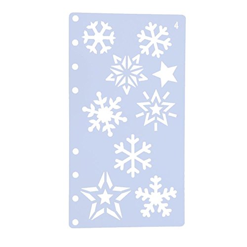 Demiawaking – Schneeflocken-Schablone – für Kinder, zum Basteln, Malen, Dekorieren Snowflakes