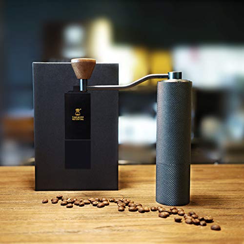 Timemore Slim Plus Version | Handkaffeemühle Espressomühle | Sehr leicht und handlich | Elegant und hochwertig | Edelstahlmühle