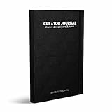 CREATOR JOURNAL - Mehr Struktur, Fokus & Produktivität | Ziele erreichen, Tagebuch, Journal, Notizbuch, Planer, Organizer, (DIN A5, schwarz) | Erfolgsjournal mit Lernplattform