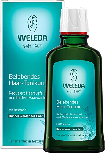 WELEDA Bio Belebendes Haar-Tonikum, Naturkosmetik Haaröl zur Vermeidung von Haarausfall und Förderung von Haarwachstum, Pflege für kräftiges Haar und eine gesunde Kopfhaut (1 x 100 ml)