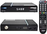 Octagon SX88 V2 (Version 2) WLAN 4K Sat Receiver + HM-SAT HDMI Kabel, Smart TV Streaming Box, 2 Betriebssysteme: Define OS & E2 Linux, mit PVR Aufnahmefunktion, to IP, Mediathek, WiFi, schwarz
