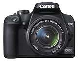 Canon EOS 1000D SLR-Digitalkamera (10 MP, LiveView, Kit inkl. EF-S 18-55 Objektiv)