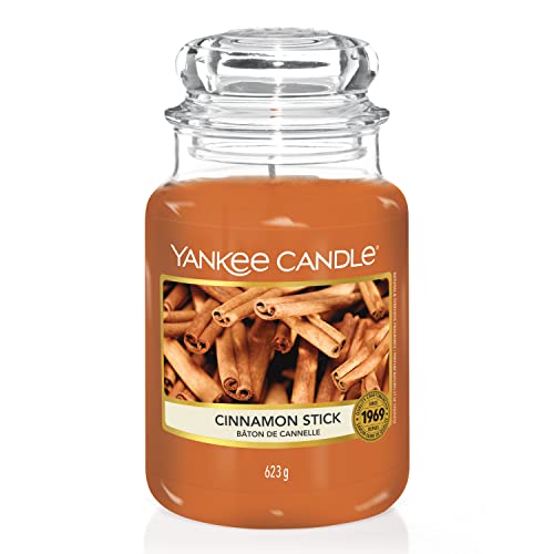 Yankee Candle Duftkerze im Glas (groß) | Cinnamon Stick | Brenndauer bis zu 150 Stunden