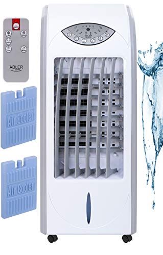 3in1 Aircooler | Mobiles Klimagerät | Ventilator | Luftkühler | Mobile Klimaanlage | Standventilator | Klima Anlage Tragbar | Turmventilator | Abschaltautomatik | 350 Watt | Leiser Betrieb |