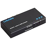 Ligawo 6518772 optisch Toslink + Coax + Cinch zu HDMI Audio Embedder | Digitale + analoge Audiosignale zu HDMI Audio wandeln