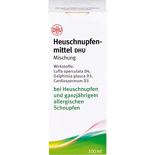 Heuschnupfenmittel DHU Mischung bei Heuschnupfen und ganzjährigem allergischen Schnupfen, 100 ml Lösung