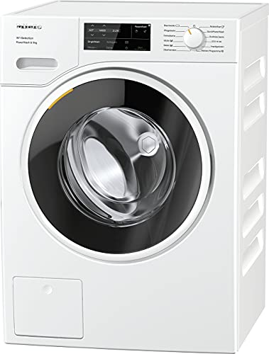Miele WSG 363 WCS W1 Frontlader Waschmaschine – Mit Schontrommel für 1-9 kg Wäsche, Kapseldosierung, QuickPowerWash, Vorbügeln und WLAN-Vernetzung – Energieklasse A