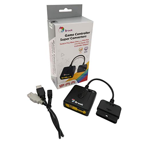 Mcbazel Brook Switch Pro/Xbox One/PS3/PS4/PS5 to PS Classic/PS2 Super Converter with Gam3gear Keychain