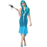 dressforfun 900625 Damen Meerjungfrau Kostüm, sexy Kleid für Karneval Fasching Party - Diverse Größen - (S | Nr. 303140)