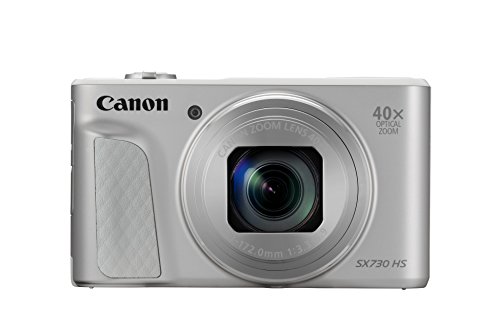 Canon PowerShot SX730 HS Digitalkamera (20,3 MP CMOS-Sensor, 40-fach Zoom, Full HD, WLAN/bluetooth, 7,5cm) silber