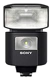 Sony HVL-F45RM externer Blitz mit kabelloser Funksteuerung (drahtlos, LED-Licht für Fotos und Videos) schwarz