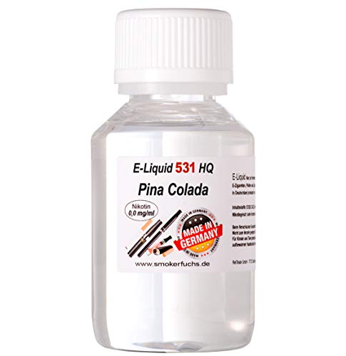 Smokerfuchs 100 ml E-Liquid 531 HQ ohne Nikotin mit Geschmack-Aroma Pina Colada