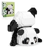 QLT Ideas Panda Klemmbausteine Mini Bausteine，Nicht Kompatibel Mit Lego Tiere 1325 Stück Bauspielzeugsteine für Erwachsene，mädchen ab 10-12+Jahren.