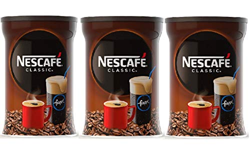 Nescafe Classic Frappe 3x 200 g , Instantkaffee, Eiskaffee, griechischer Kaffee, Frappé Greece (600 g)