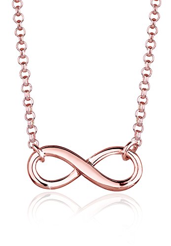 Elli Halskette Damen Infinity Symbol Unendlichkeit in 925 Sterling Silber