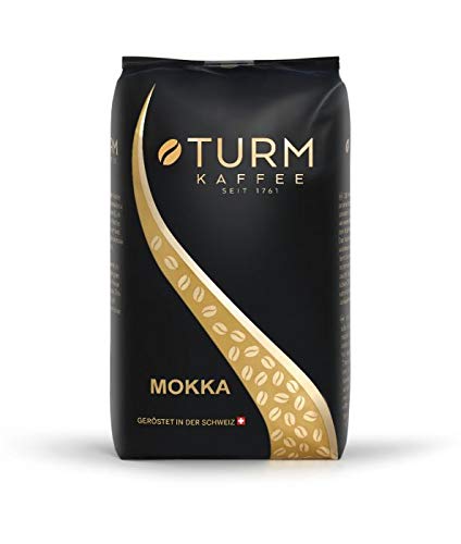 Turm Kaffee Mokka 1000g - kräftiger Kaffee für Schümli und Espresso aus dem Vollautomaten