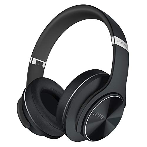 DOQAUS Bluetooth Kopfhörer Over Ear, [Bis zu 52 Std] Kopfhörer Kabellos mit 3 EQ-Modi, Dual 40mm Treiber, Memory-Protein Ohrpolster und Integriertem Mikrofon für Smartphone/PC/TV (Verbesserte)