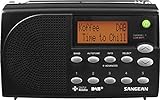 Sangean DPR65 Tragbares Digital-Radio (LCD-Display, DAB+, FM-RDS) schwarz