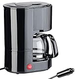 Rosenstein & Söhne Kaffeemaschine 24 Volt: Lkw-Filterkaffee-Maschine, bis zu 3 Tassen, 650 ml, 24 Volt, 300 Watt (Kaffeemaschine 24V)