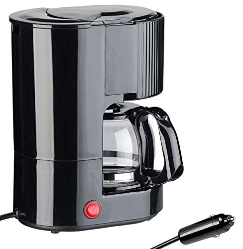 Rosenstein & Söhne Kaffeemaschine 24 Volt: Lkw-Filterkaffee-Maschine, bis zu 3 Tassen, 650 ml, 24 Volt, 300 Watt (24V Kaffeemaschine)