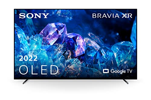 Sony XR-55A80K/P BRAVIA XR 55 Zoll Fernseher (OLED ,4K Ultra HD,High Dynamic Range (HDR),Smart TV (Google TV),2022 Modell),Titanschwarz inkl 24 + 6 Monate Herstellergarantie [Energieklasse G]