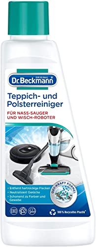 Dr. Beckmann Teppich- und Polsterreiniger | geeignet für Nass-Sauger und Wischroboter | entfernt hartnäckige Flecken und neutralisiert Gerüche | farb- und gewebeschonend | 500 ml