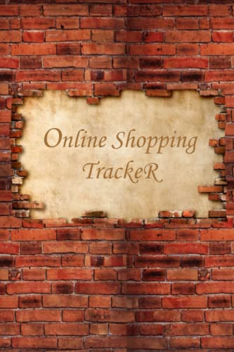 Online Shopping Tracker & Password Book for your Shopping Websites: Keep Track of your Online Purchases or Shopping Orders made Through an Online Website - Password Tracker