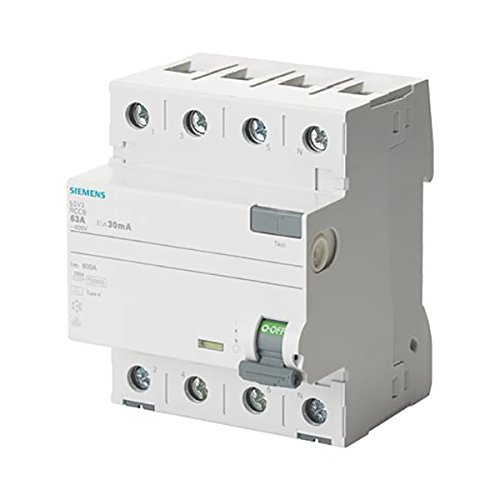 Siemens 5SV33466 FI-Schutzschalter 3P+N TypA 30mA 63A 400V