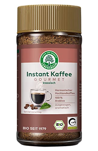 Lebensbaum Gourmet Kaffee Instant, 3er Pack (3 x 100 g)