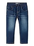 NAME IT Boy's NMMRYAN Slim SWE Jeans 2472-TH NOOS Jeanshose, Dark Blue Denim, 92