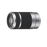 Sony SEL-55210 Tele-Zoom-Objektiv (55-210 mm, F4.5–6.3, OSS, APS-C, geeignet für A6000, A5100, A5000 und Nex Serien, E-Mount) silber