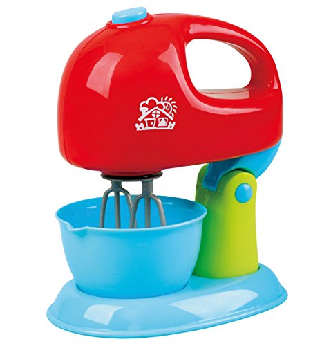 PlayGo Mixer Küchenmaschine mit Rührschüssel mit Funktionen rot blau