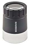 Kaiser Fototechnik 2351 4,5X Universal-Lupe mit 45 mm Betrachtungsfeld für Kleinbilddias, schwarz