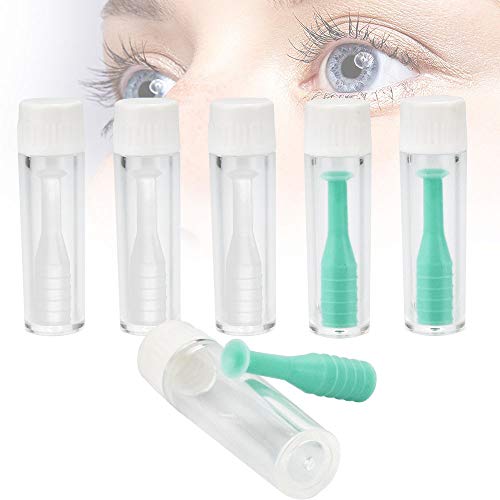 TANCUDER 6 Stück Kontaktlinsen Entfernen Einfach Entfernungswerkzeug Silikon linsensauger für harte und weiche Kontaktlinsen(Grün,Weiß)
