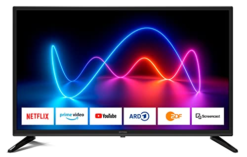 DYON Smart 32 XT 80 cm (32 Zoll) Fernseher (HD Smart TV, HD Triple Tuner, Prime Video, Netflix & HbbTV)