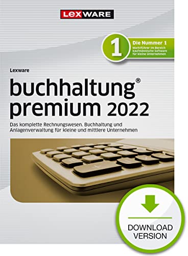Lexware buchhaltung Premium 2022 (365 Tage)| PC Aktivierungscode per Email l Buchhaltungs-Software vom Marktführer