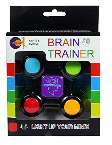 Fun Trading 4802 - Brain Trainer, Gedächtnis und Lernspiel mit Licht und Sound, inklusive Batterien