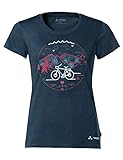 VAUDE Damen Women's Cyclist T-shirt V T Shirt, Dark Sea, 44 EU