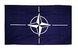 Flaggenfritze® Balkonflagge NATO - 90 x 150 cm