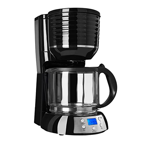 GUTFELS Filterkaffeemaschine COFFEE 3300 C | 15 Tassen Kaffee | 1x4 Filtergröße | Timer | Wärmehaltefunktion | 1080 Watt | LED-Display