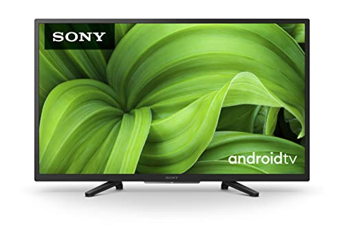 Sony KD-32W800 BRAVIA Fernseher (Android TV, 2K HD, High Dynamic Range (HDR), Smart TV, 2021 Modell), Schwarz, 80 cm (32')