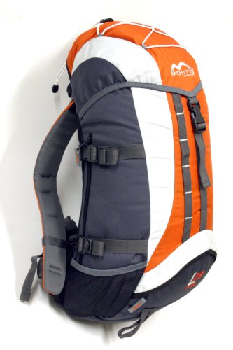MONTIS SPEED 28 Unisex Trekking-Rucksack, Wander-Rucksack & Reise-Rucksack in einem, ermöglicht dank Regenschutz auch Bike- & Campingtouren, im Militär-Rucksack Look mit viel Extras & Belüftungssystem